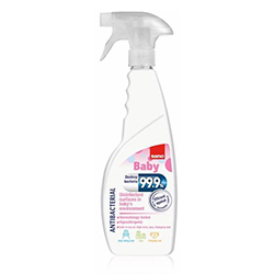 99.9% Disinfecting  Surfaces in babies environment